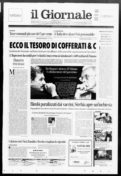 Il giornale : quotidiano del mattino